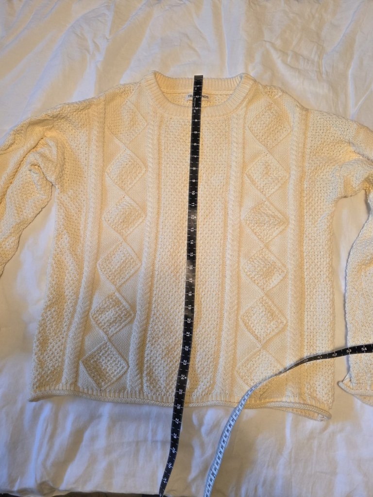Tradlands Modern Fisher Sweater In Shell (Creme) Size L — image 5 of 6